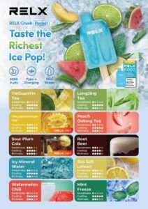 Relx Blueberry Splash ข้อมูลผลิตภัณฑ์