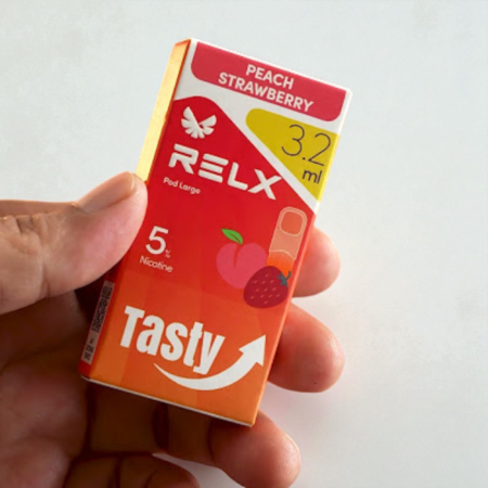 หัวพอต Relx Pod Real Peach Strawberry พร้อมส่ง
