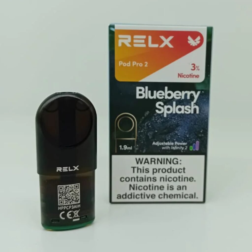 Relx Pro 2 Blueberry Splash หัวพอตแนะนำ