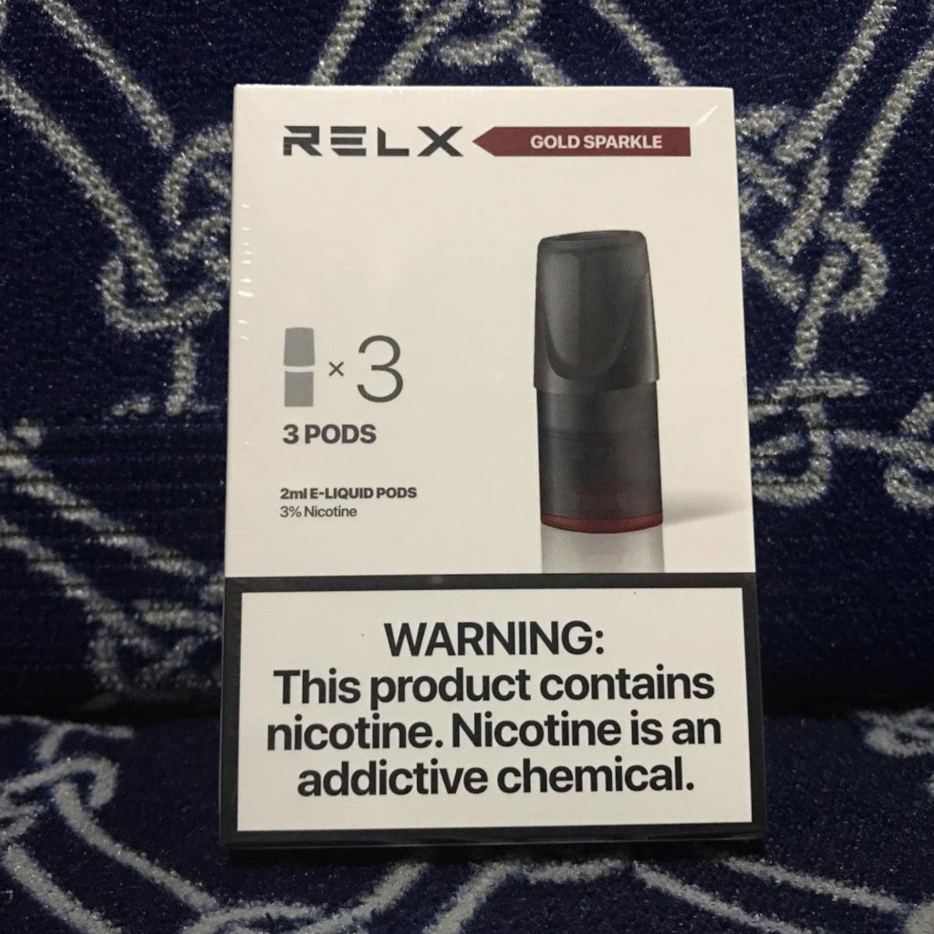 หัวพอต Relx Zero Pod Gold Sparkle ราคา