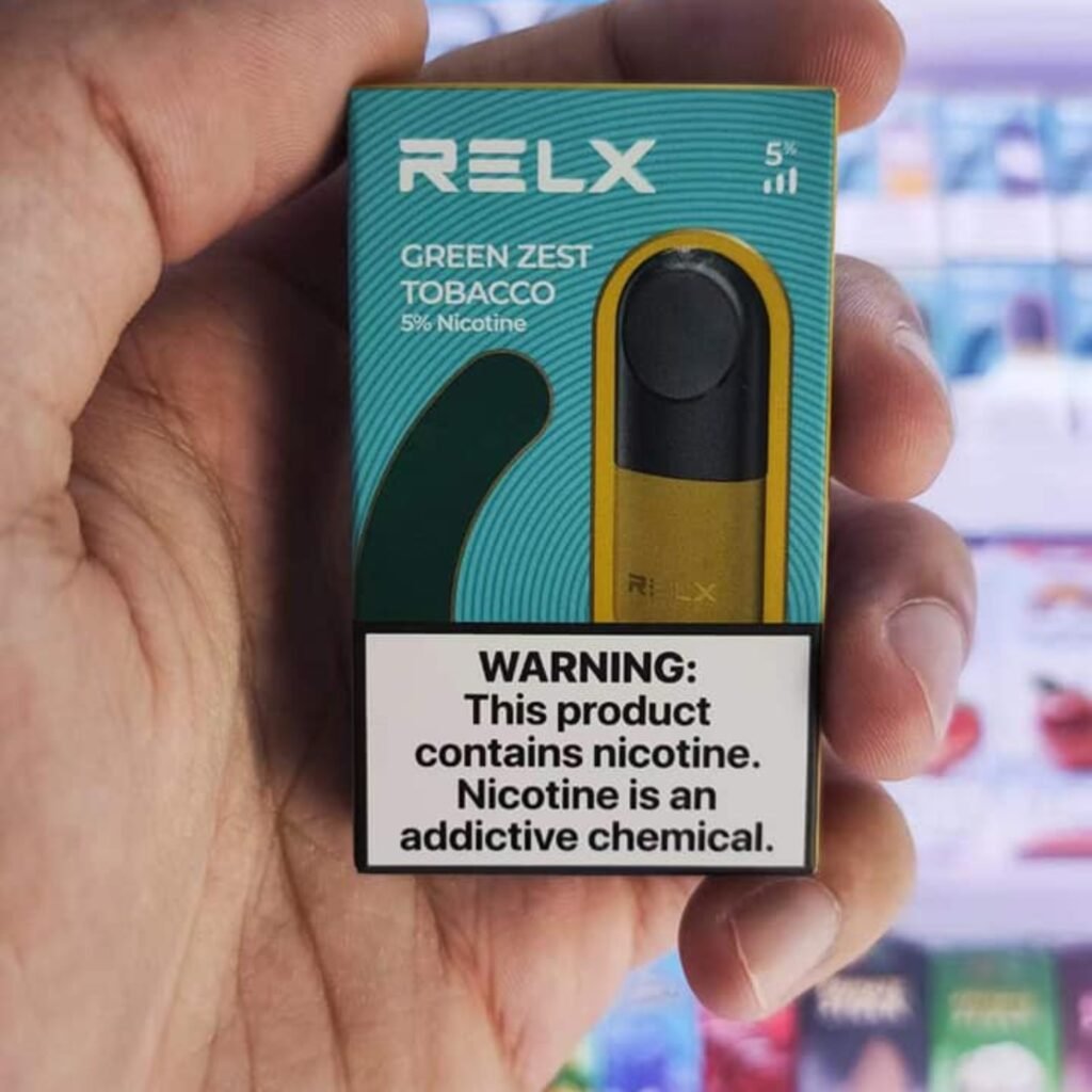 Relx Infinity Pod Green Zest Tobacco สั่งซื้อจำนวนมาก