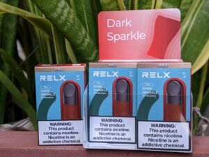 Relx Infinity Pod Dark Sparkle ใช้งานง่าย